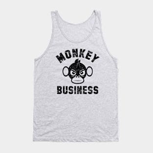 Monkey tshirt, Graphic tee with funny saying Tank Top